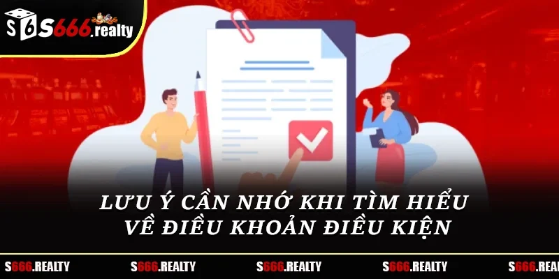 Lưu ý cần nhớ khi tìm hiểu về điều khoản điều kiện