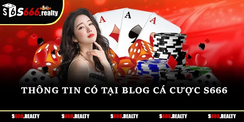 Thông tin có tại blog cá cược S666